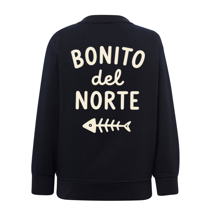 Bonito del Norte · sudadera marino · espalda