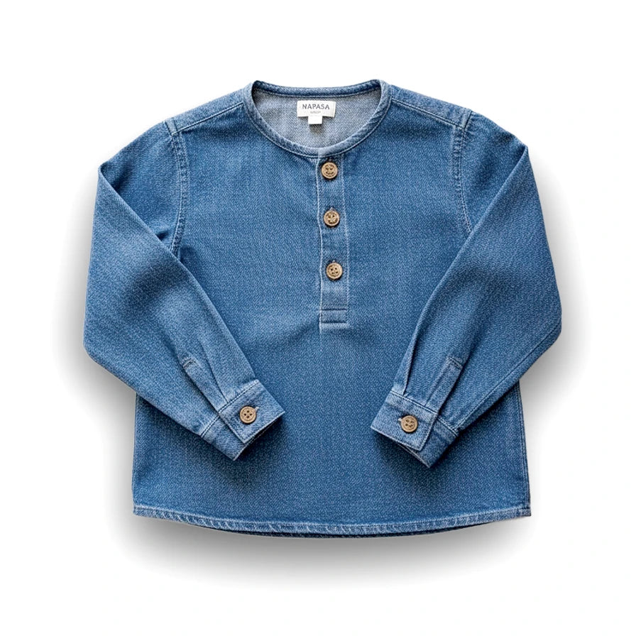 Camisa polera | Denim peque