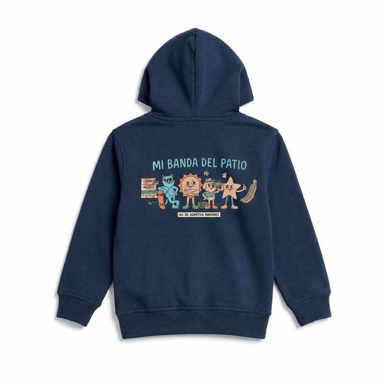 Sudadera con capucha adulto · Mi banda del patio