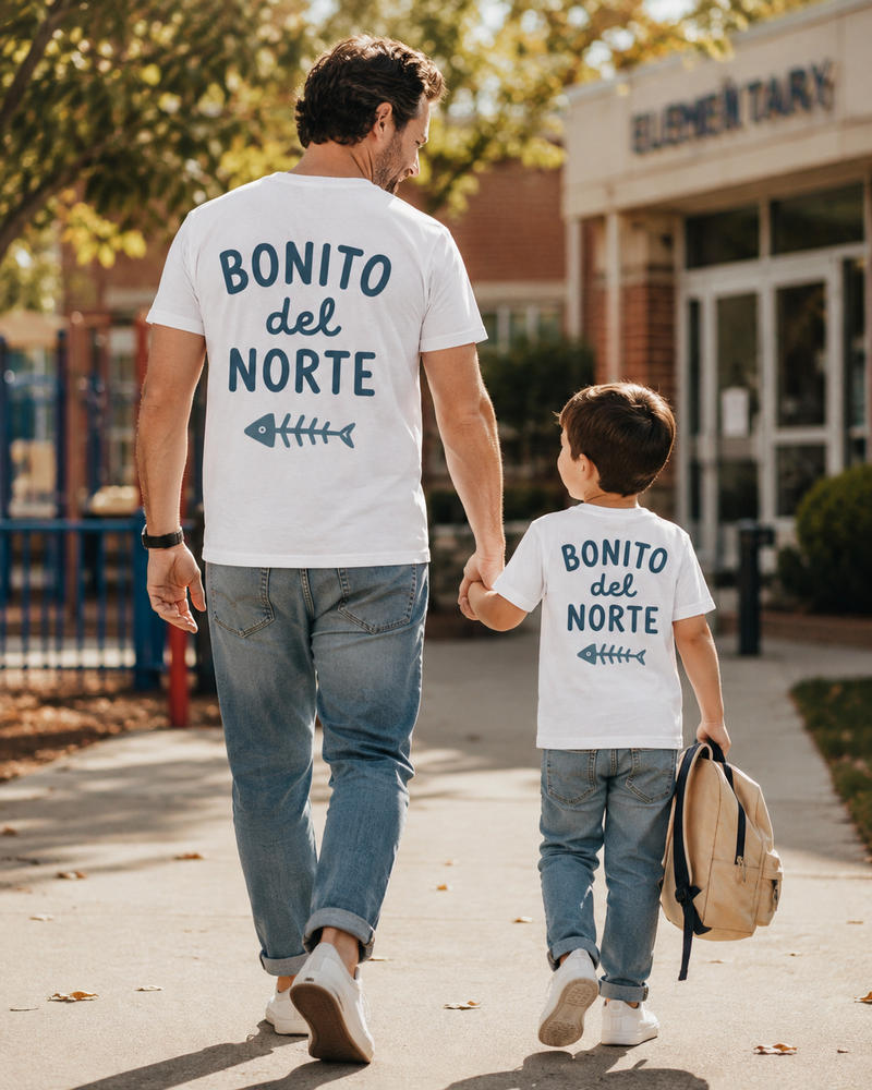 Bonito del Norte | Camiseta peque · Blanca