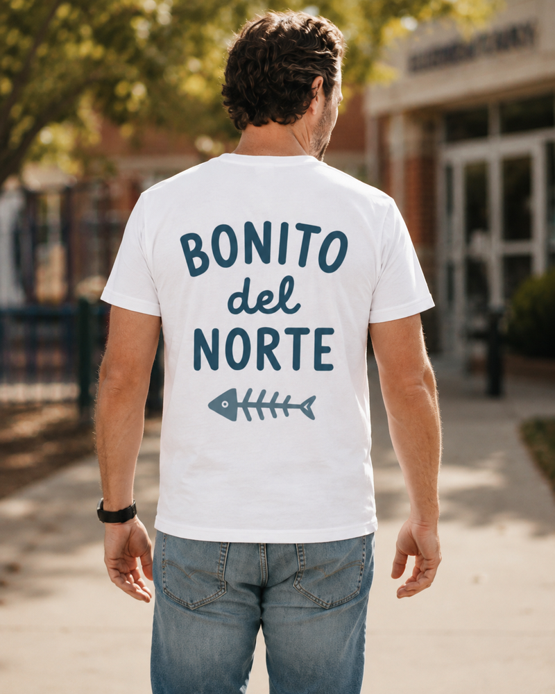 Bonito del Norte | Camiseta adulto · Blanca