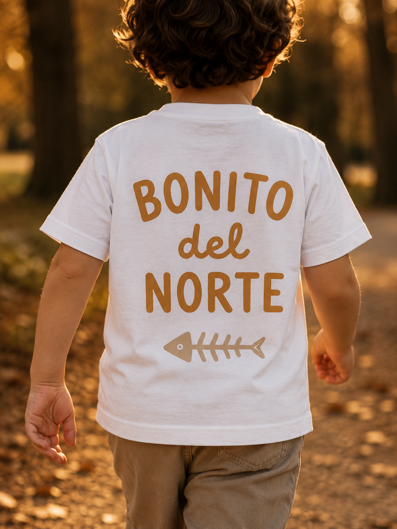 Bonito del Norte | Camiseta peque · Blanca