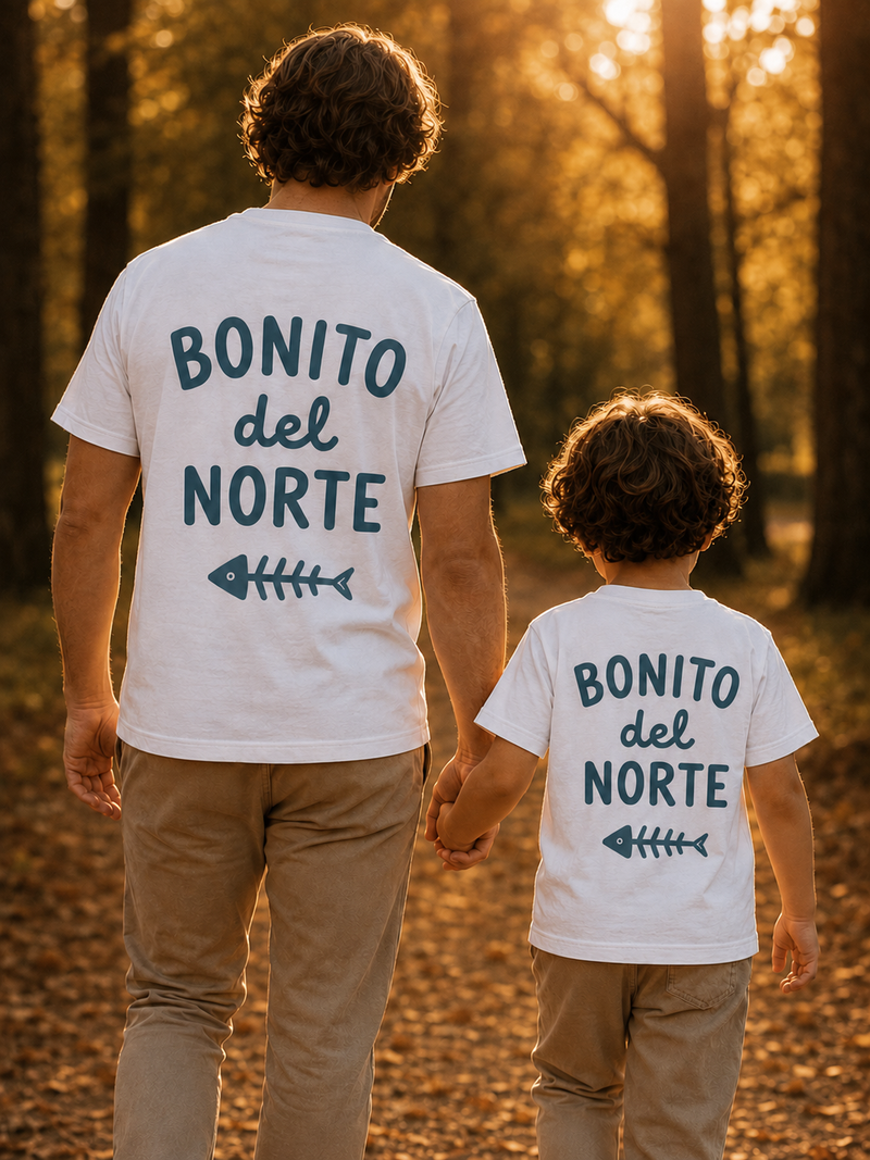 Bonito del Norte | Camiseta adulto · Blanca