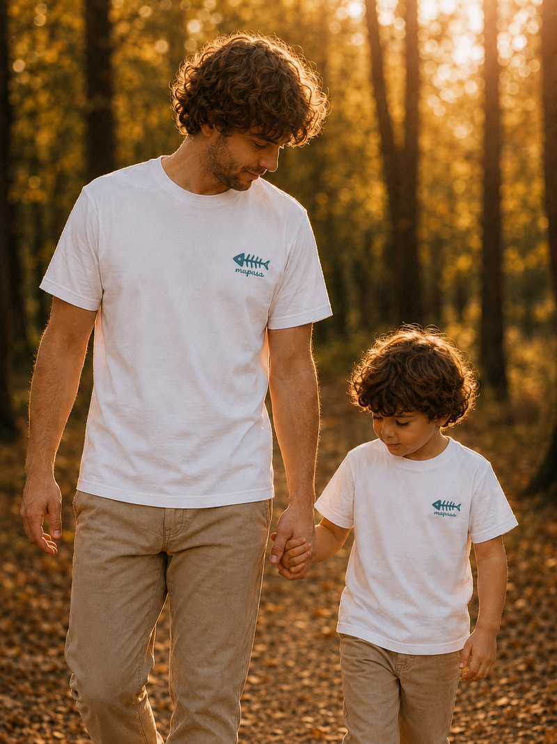Bonito del Norte | Camiseta adulto · Blanca