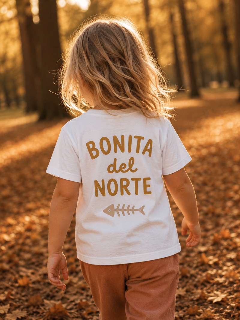 Bonita del Norte | Camiseta peque · Blanca
