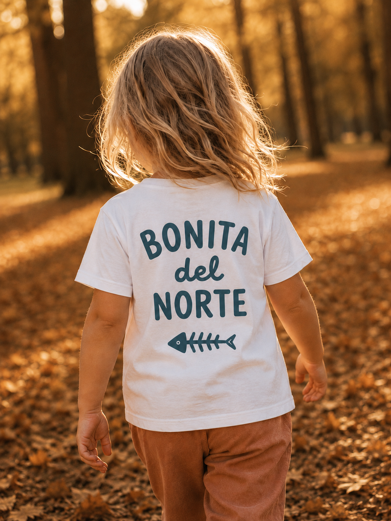 Bonita del Norte | Camiseta peque · Blanca
