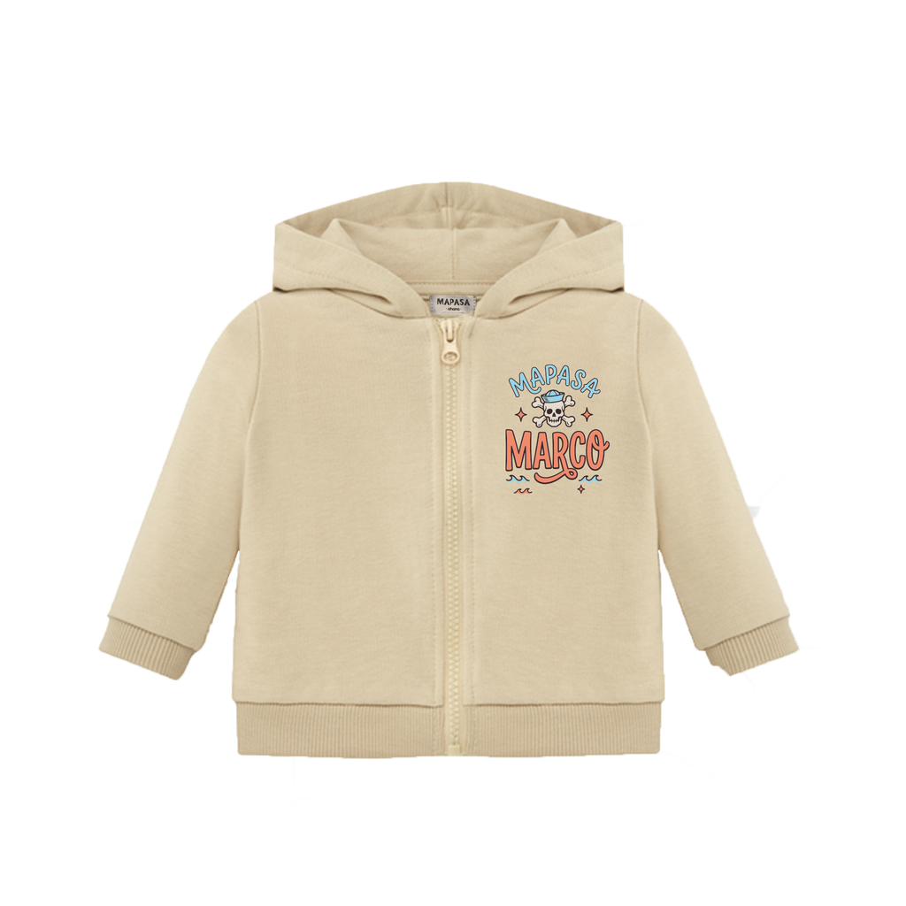 Sudadera cremallera bebé (personalizada)