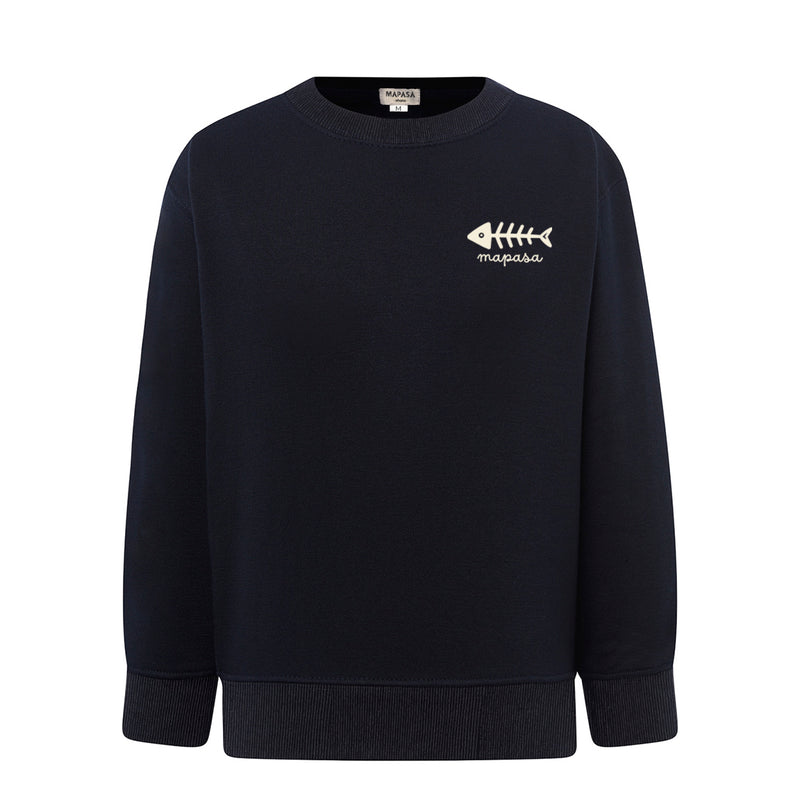 Bonita del Norte · sudadera marino · delantero
