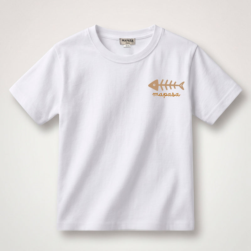 Bonito del Norte · delantero · estampado ocre