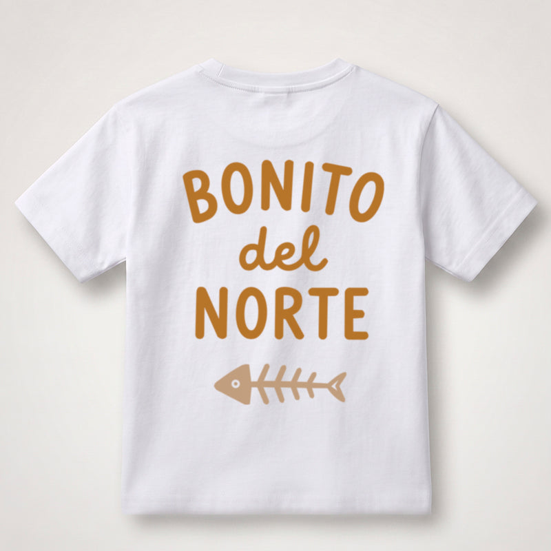 Bonito del Norte · espalda · estampado ocre