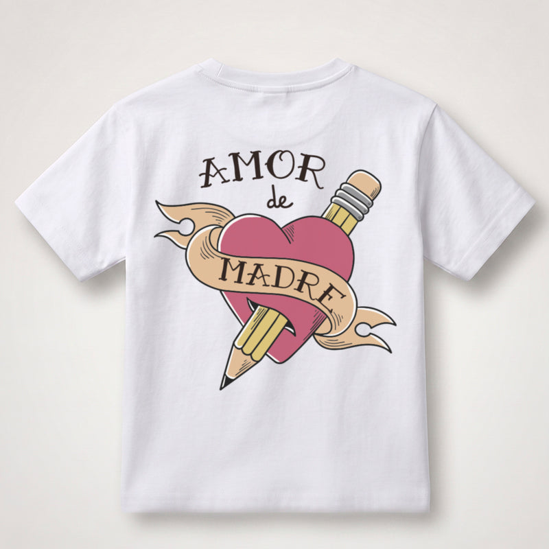 Camiseta blanca Amor de madre