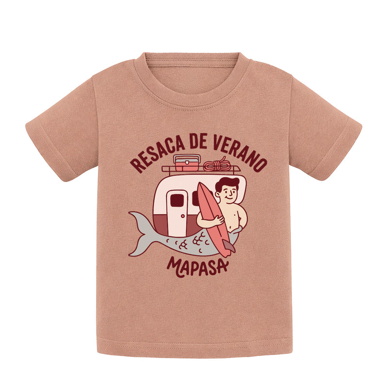 Camiseta terracota Resaca de verano