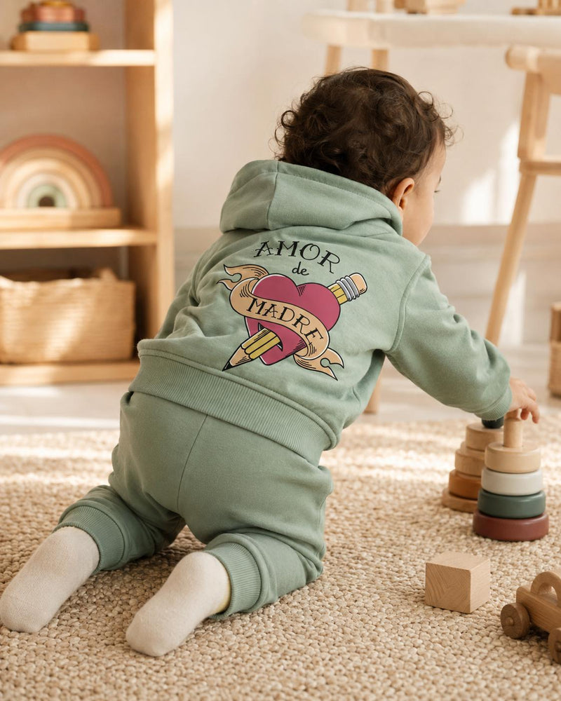 amor-de-madre|verde|modelo|bebe-gateando-conjunto