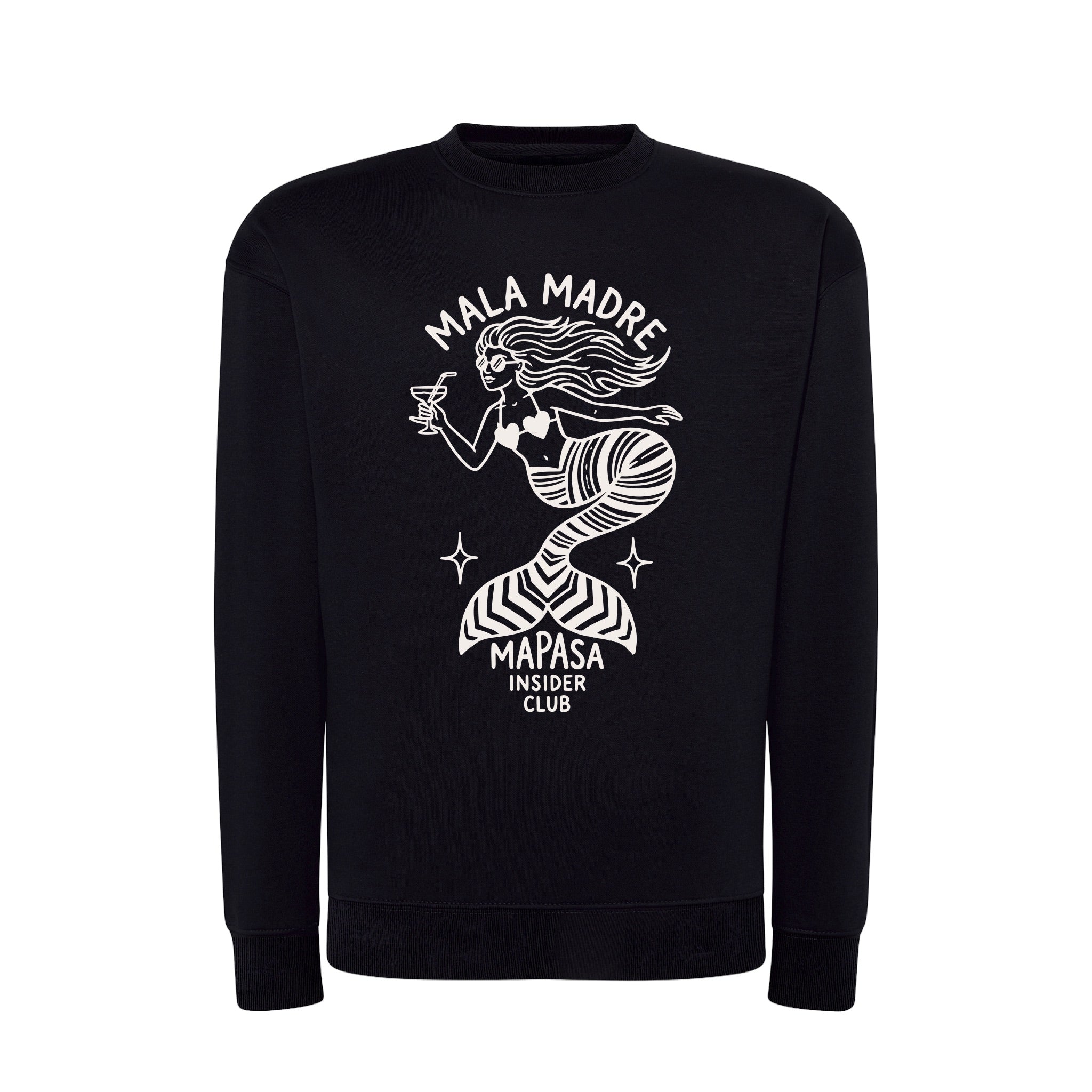 Sudadera Mala madre Marino espalda