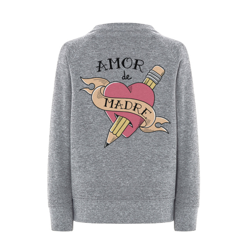 Sudadera eco gris Amor de madre
